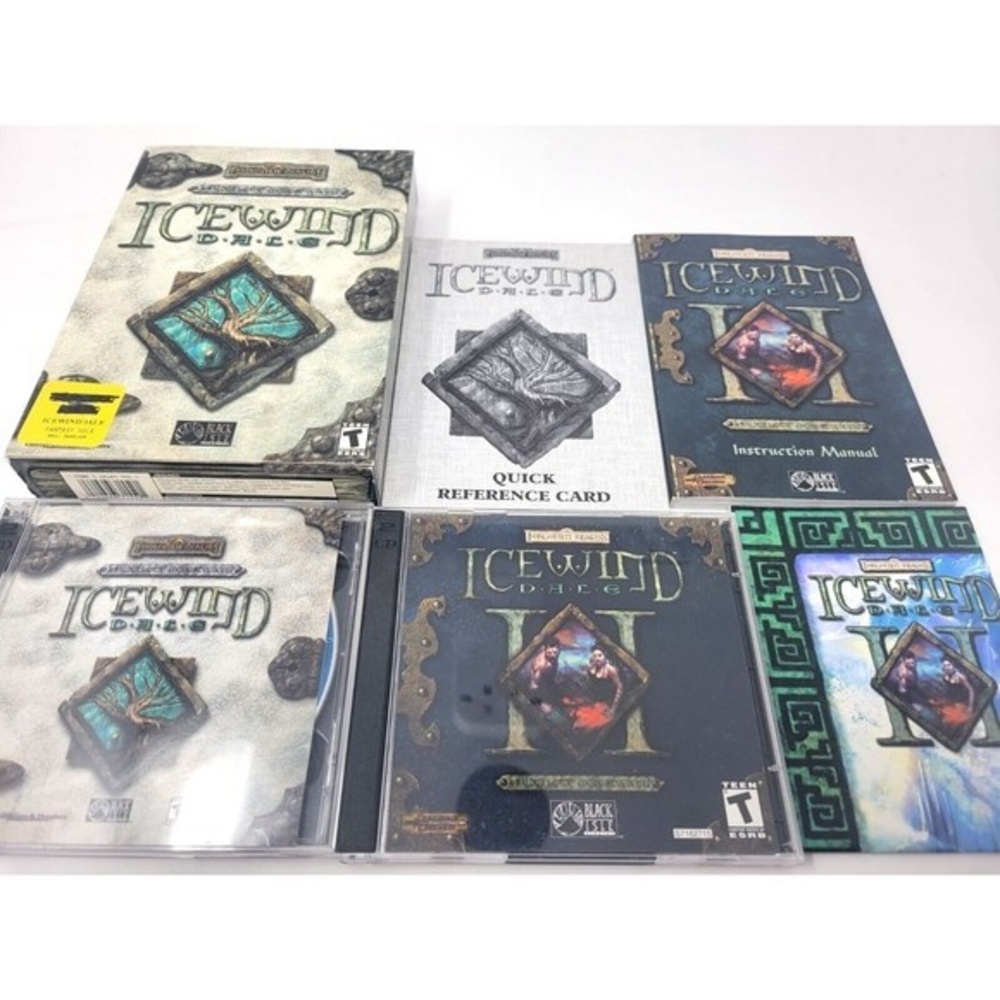 Black Isle Studios Icewind Dale Collection PC Game RPG Forgotten Realms 2000s